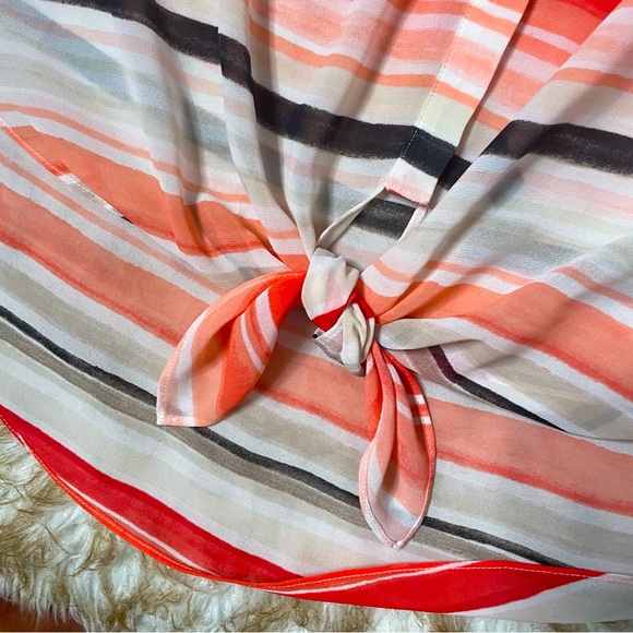 Chico’s Cassandra Red stripe top - Picture 9 of 10